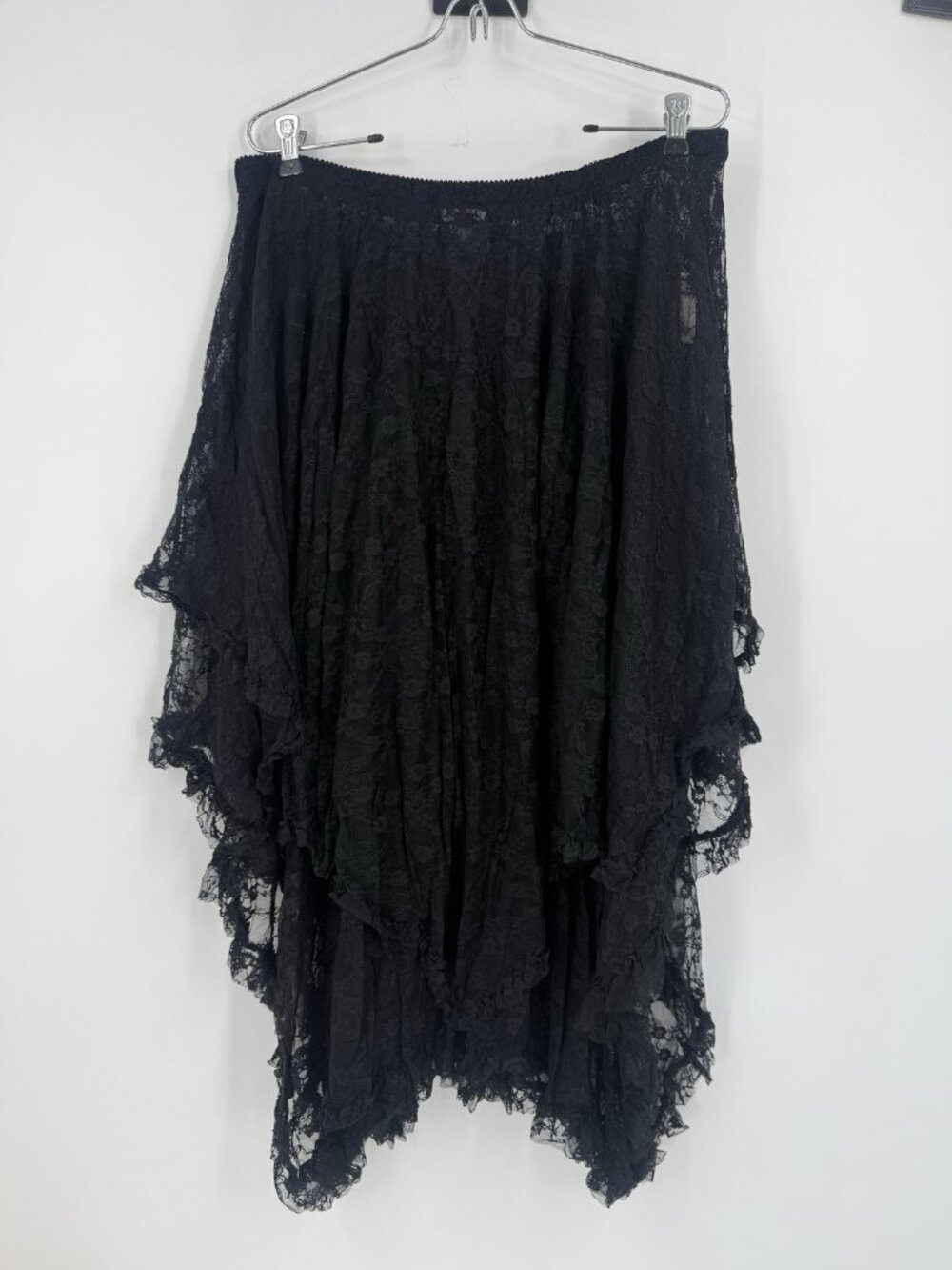Women’s Intimately Free People French Courtship Lace Half Slip Black Size XL